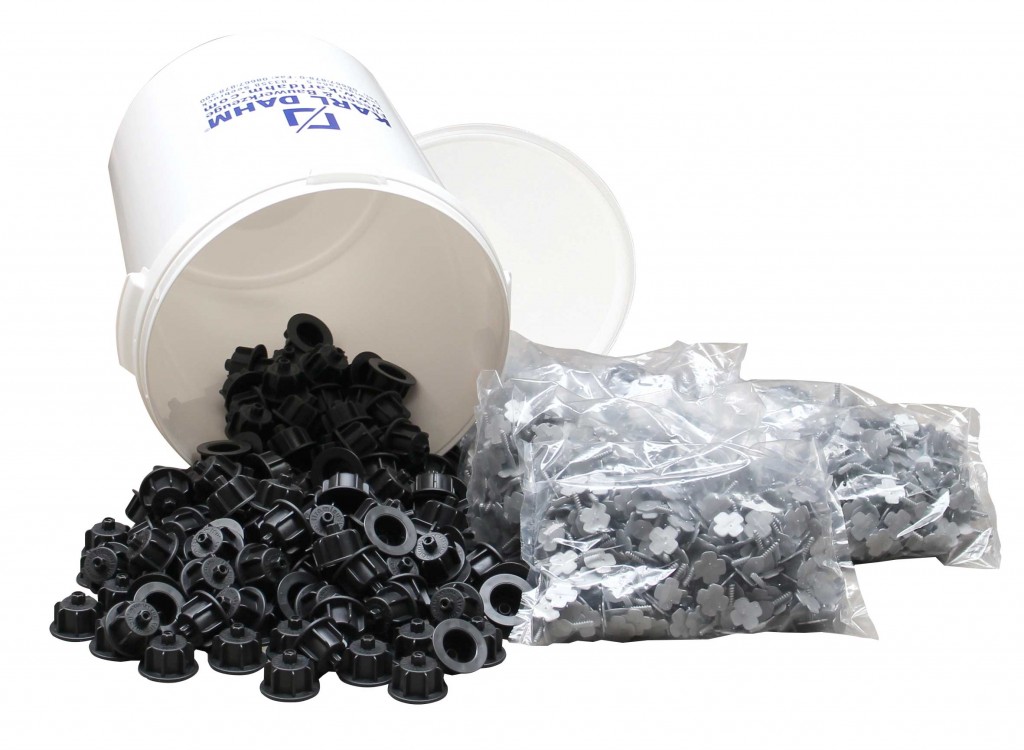 Fliesen-Nivelliersystem Maxi Set schwarz mit 1 mm Gewindelaschen Basis günstig kaufen bei KARL DAHM